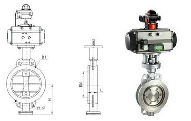 不銹鋼氣動蝶閥結(jié)構(gòu)